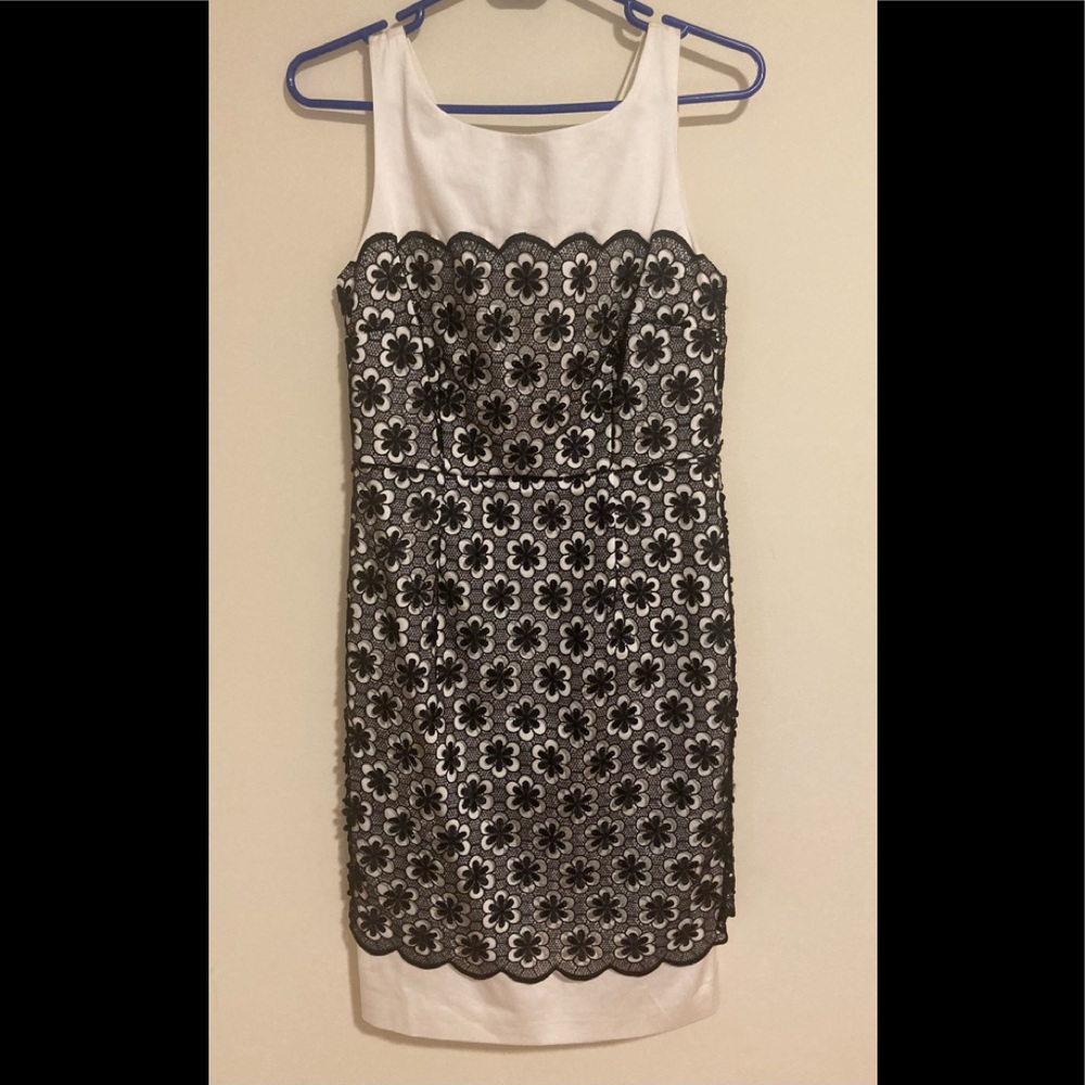 NWT KATHERINE BLACK AND WHITE DRESS